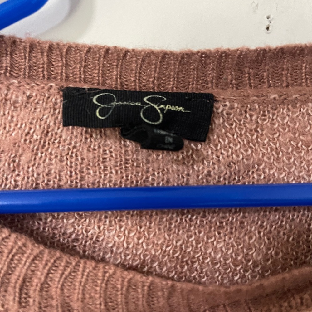 Jessica Simpson Dusty Rose Knit Top - Picture 2 of 3
